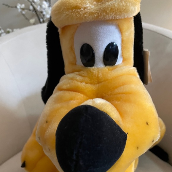 NWT Vintage Disneyland Large Sitting Pluto Plush - Picture 4 of 11